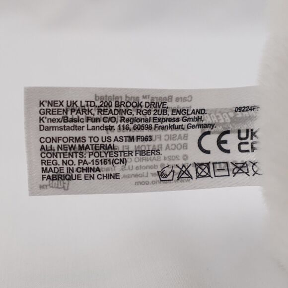 Hello Kitty Care Bears Plush Collab Cross-over Cheer Bear White Red Bow Whiskers - Picture 14 of 14